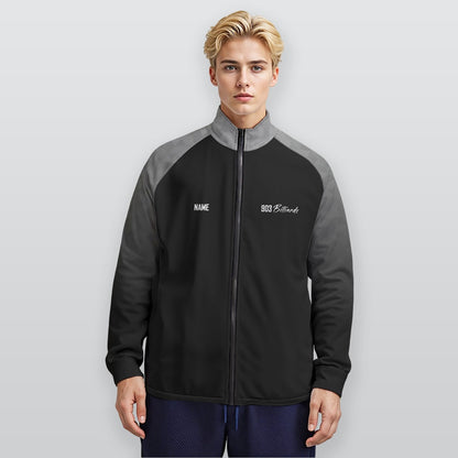 903 Billiards Raglan Fade Jacket - Black
