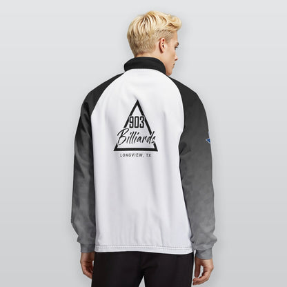903 Billiards Raglan Fade Jacket - White