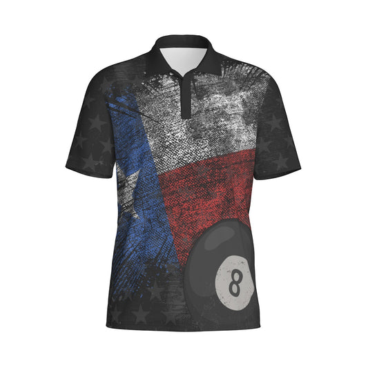 Texas Grunge 8 Ball Polo