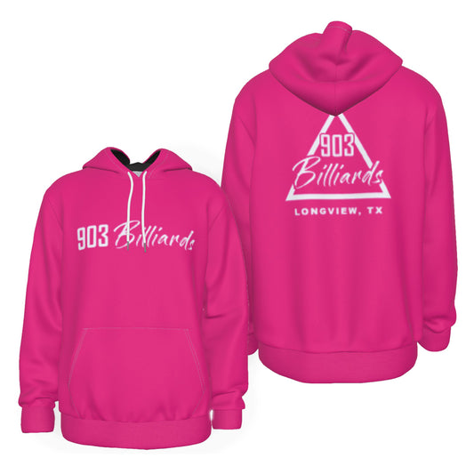 903 Billiards Hot Pink Pull-Over Hoodie